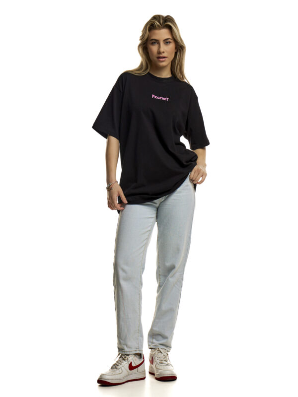 Neon Logo T-shirt Oversized girl